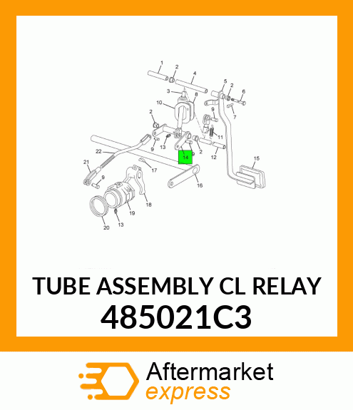 TUBE ASSEMBLY CL RELAY 485021C3