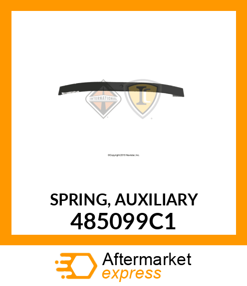SPRING, AUXILIARY 485099C1