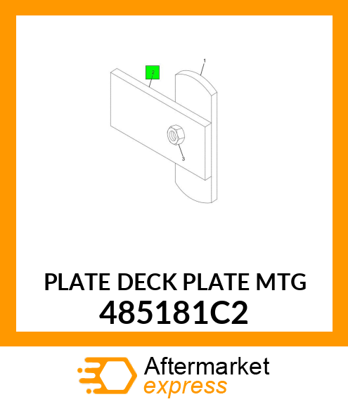PLATE DECK PLATE MTG 485181C2
