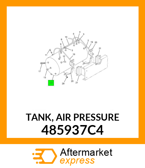 TANK, AIR PRESSURE 485937C4