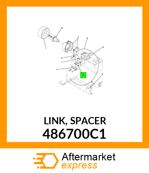 LINK, SPACER 486700C1