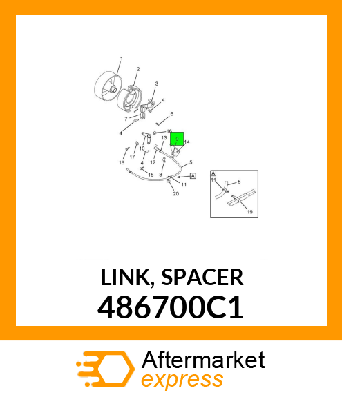 LINK, SPACER 486700C1