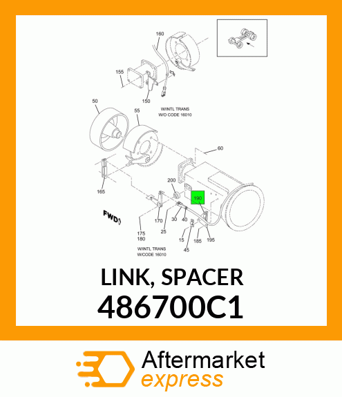 LINK, SPACER 486700C1