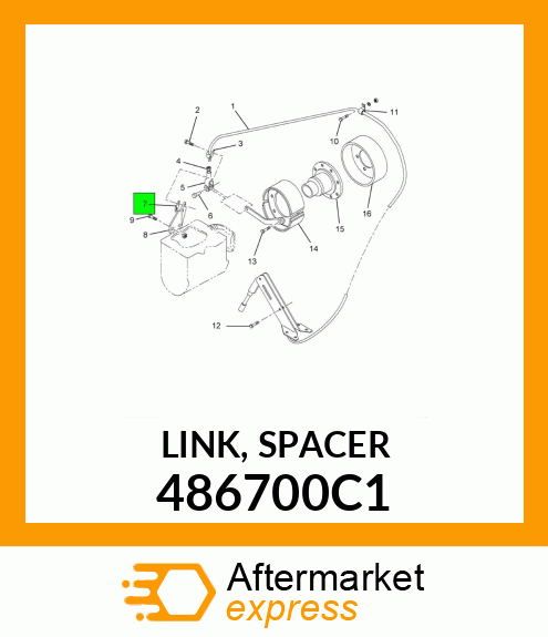 LINK, SPACER 486700C1