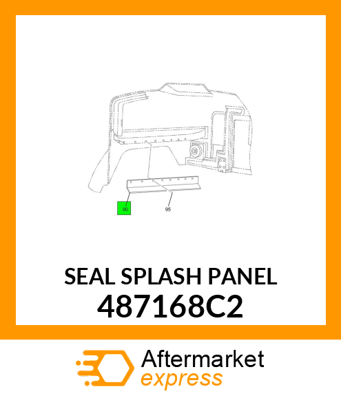 SEAL SPLASH PANEL 487168C2
