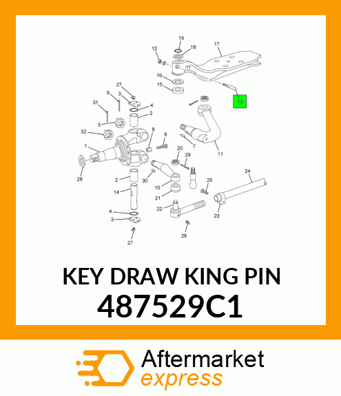 KEY DRAW KING PIN 487529C1