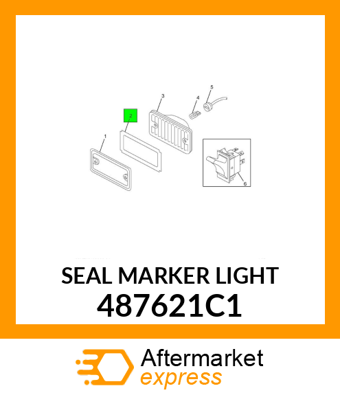 SEAL MARKER LIGHT 487621C1