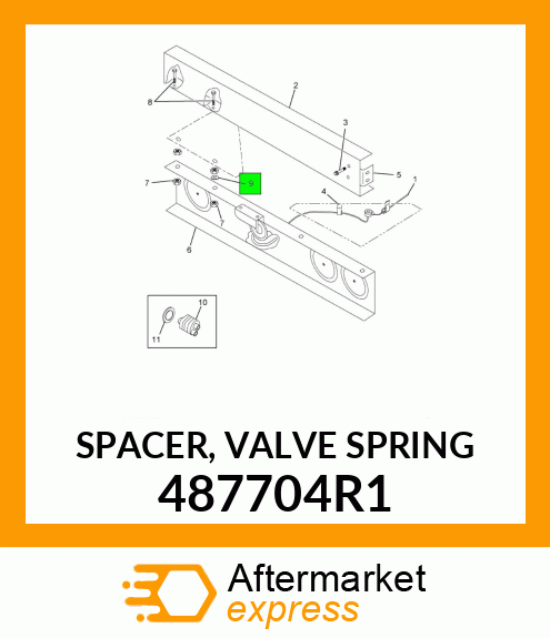 SPACER, VALVE SPRING 487704R1