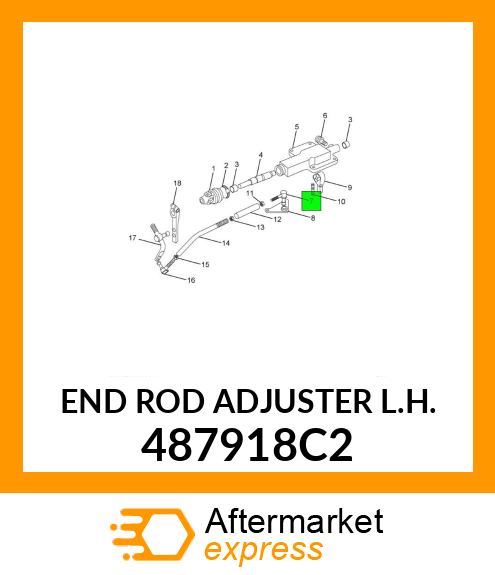 END ROD ADJUSTER L.H. 487918C2