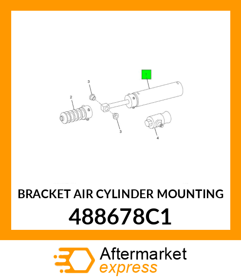 BRACKET AIR CYLINDER MOUNTING 488678C1