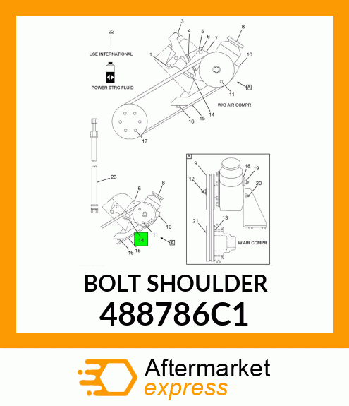 BOLT SHOULDER 488786C1