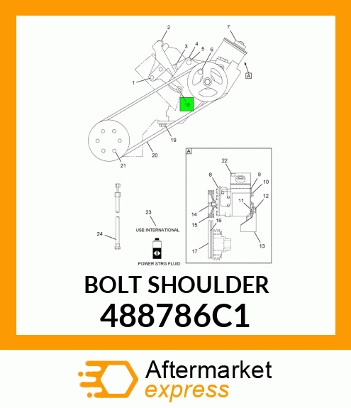 BOLT SHOULDER 488786C1