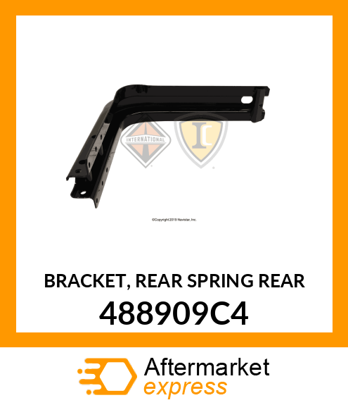 BRACKET, REAR SPRING REAR 488909C4