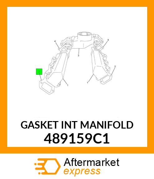 GASKET INT MANIFOLD 489159C1