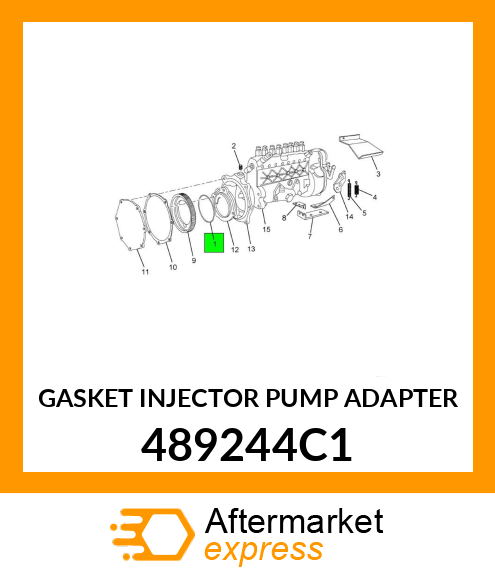 GASKET INJECTOR PUMP ADAPTER 489244C1