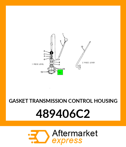 GASKET TRANSMISSION CONTROL HOUSING 489406C2