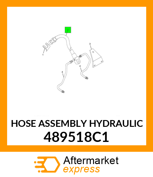 HOSE ASSEMBLY HYDRAULIC 489518C1