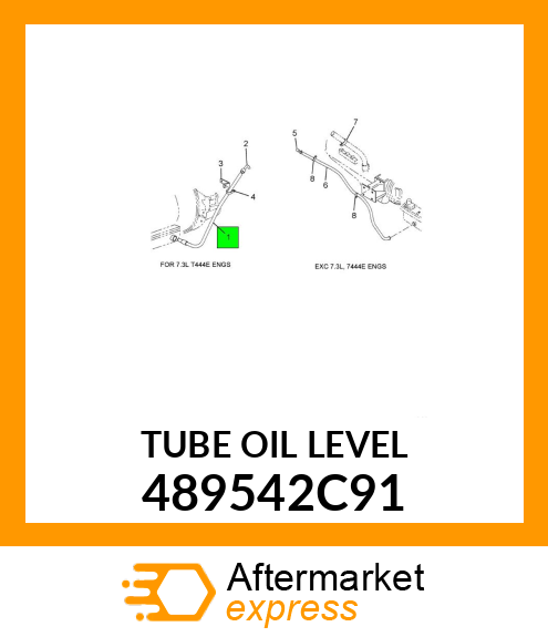 TUBE OIL LEVEL 489542C91