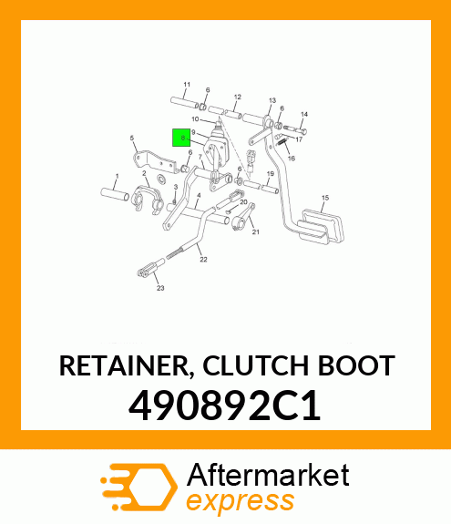 RETAINER, CLUTCH BOOT 490892C1