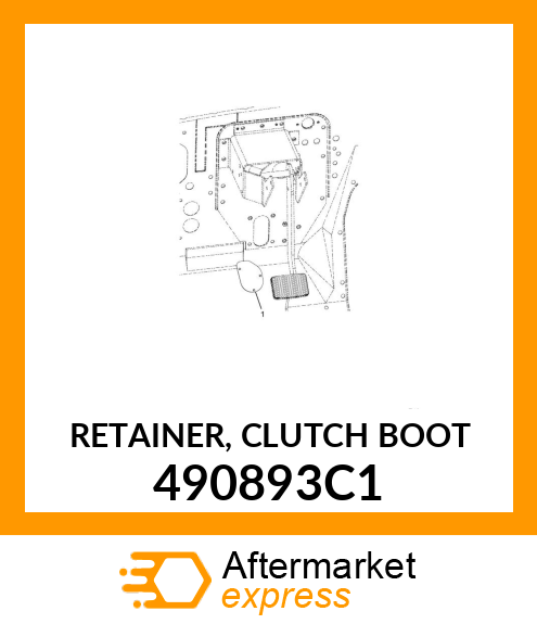 RETAINER, CLUTCH BOOT 490893C1