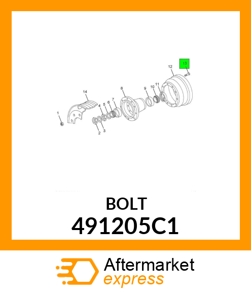 STUD L.H. 491205C1