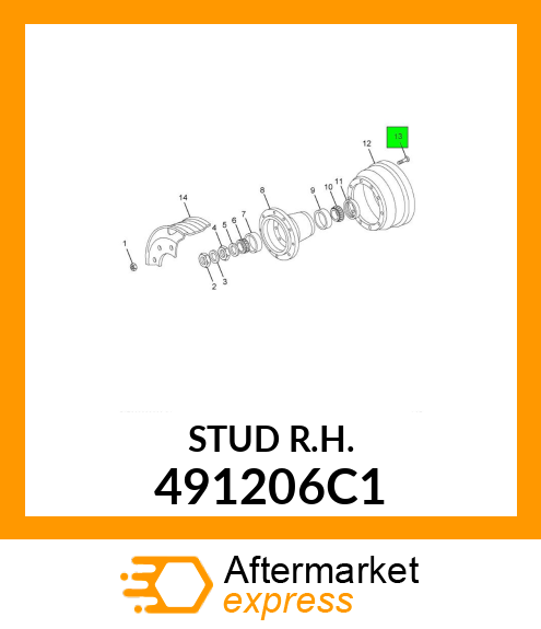 STUD R.H. 491206C1