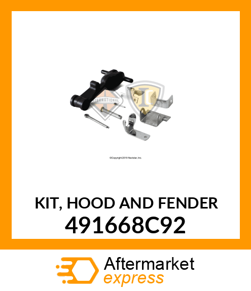 KIT, HOOD AND FENDER 491668C92