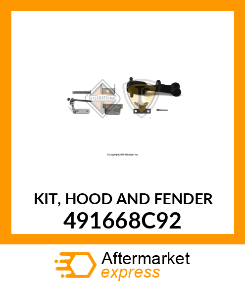 KIT, HOOD AND FENDER 491668C92