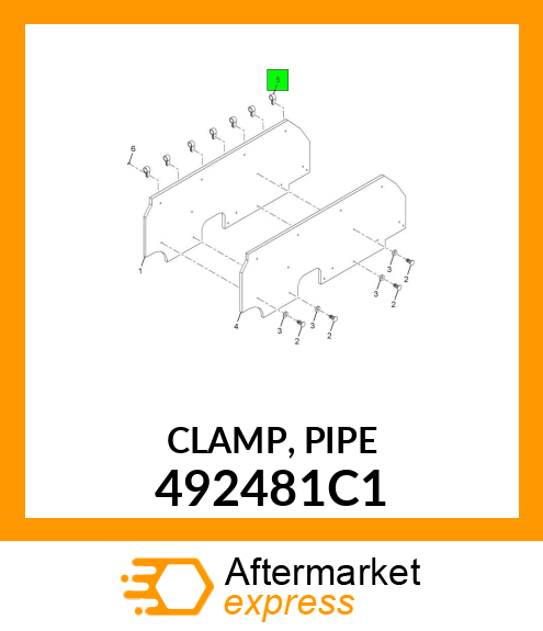 CLAMP, PIPE 492481C1