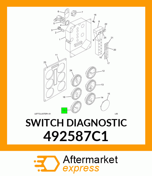 SWITCH DIAGNOSTIC 492587C1