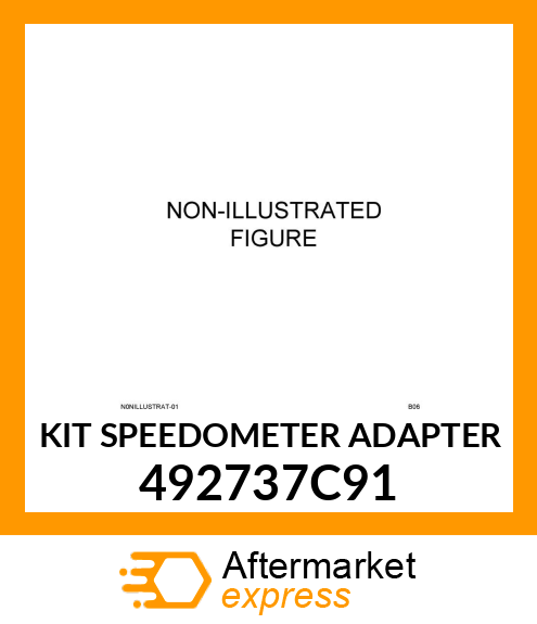 KIT SPEEDOMETER ADAPTER 492737C91