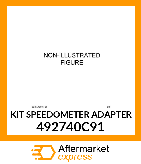 KIT SPEEDOMETER ADAPTER 492740C91