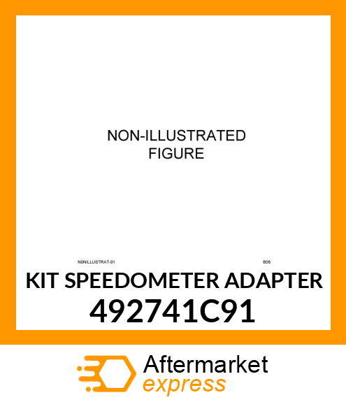 KIT SPEEDOMETER ADAPTER 492741C91