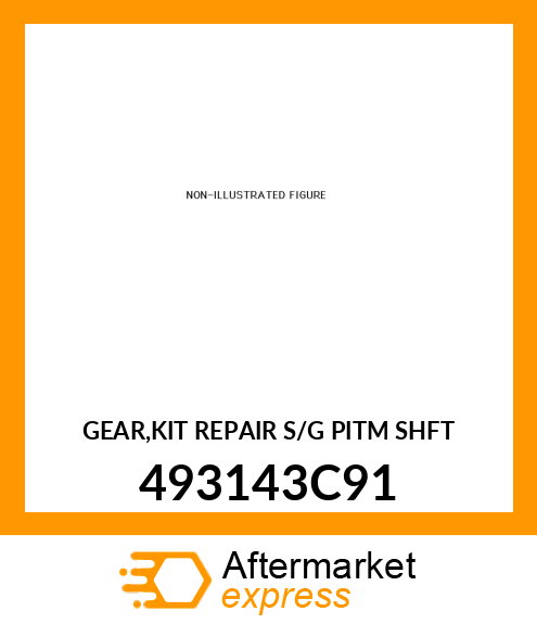 GEAR,KIT REPAIR S/G PITM SHFT 493143C91