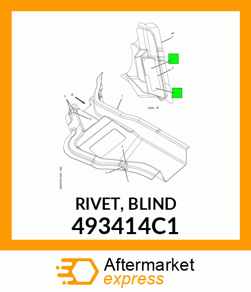 RIVET, BLIND 493414C1