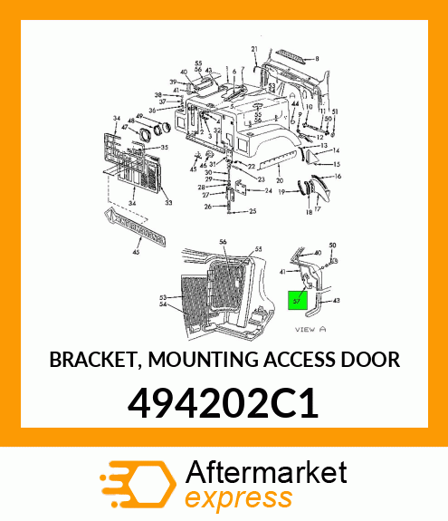 BRACKET, MOUNTING ACCESS DOOR 494202C1