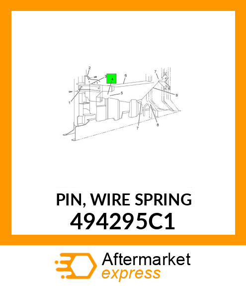 PIN, WIRE SPRING 494295C1