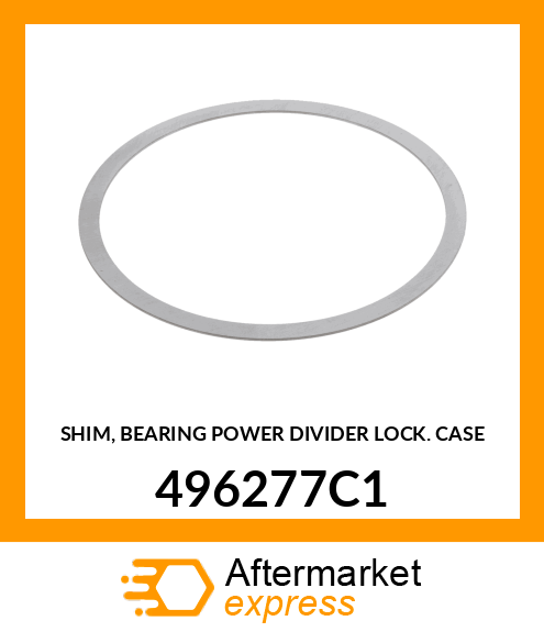 SHIM, BEARING POWER DIVIDER LOCK CASE 496277C1