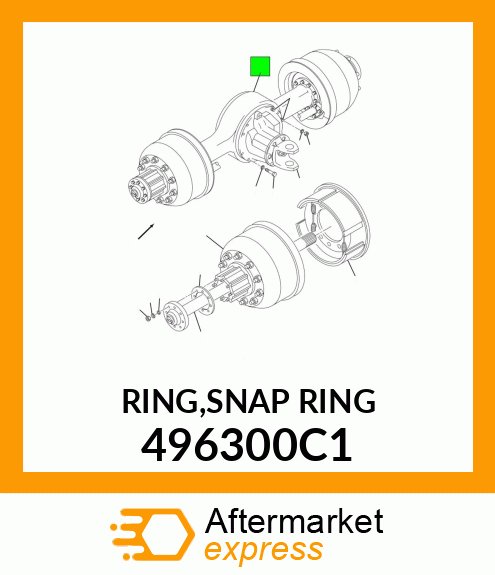 RING,SNAP RING 496300C1