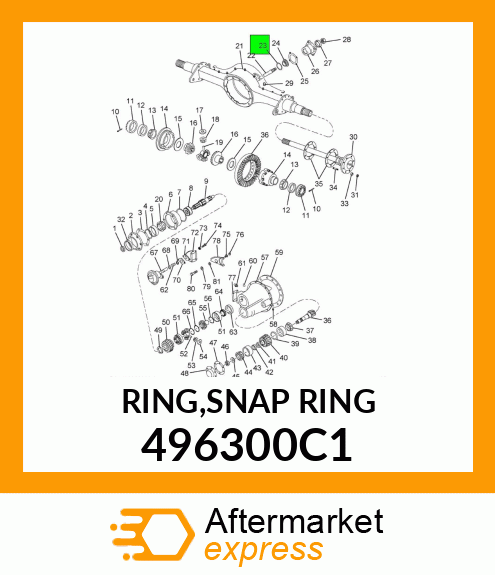 RING,SNAP RING 496300C1