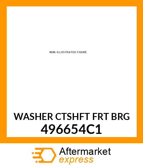 WASHER CTSHFT FRT BRG 496654C1