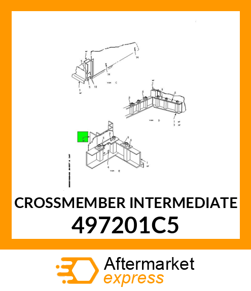 CROSSMEMBER INTERMEDIATE 497201C5