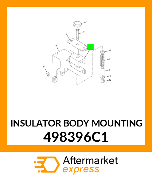 INSULATOR BODY MOUNTING 498396C1