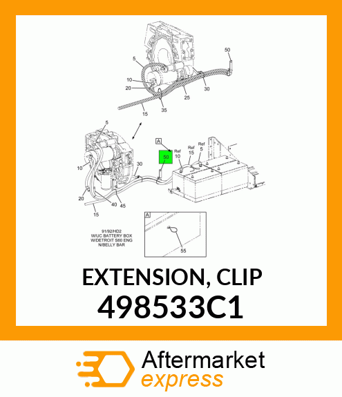 EXTENSION, CLIP 498533C1