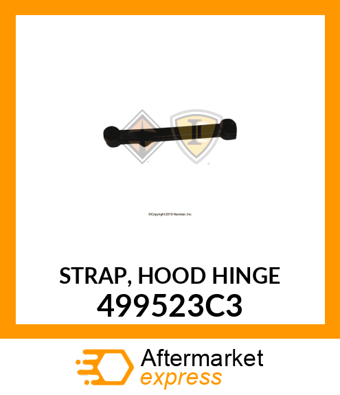 STRAP, HOOD HINGE 499523C3