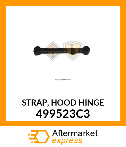 STRAP, HOOD HINGE 499523C3