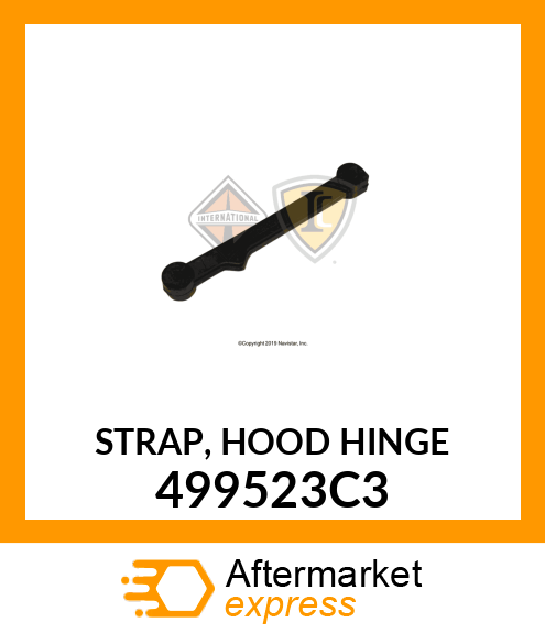 STRAP, HOOD HINGE 499523C3