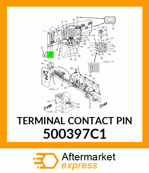 TERMINAL CONTACT PIN 500397C1