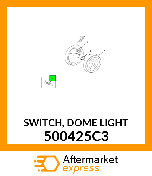 SWITCH, DOME LIGHT 500425C3