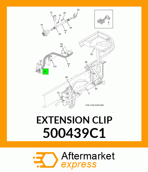 EXTENSION CLIP 500439C1